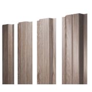 Штакетник П-образный А 0,45 Print Elite White Wood TwinColor