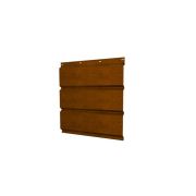 Софит металлический без перфорации 0,45 Print Elite с пленкой Golden Wood TwinColor