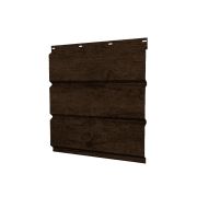 Софит металлический полная перфорация 0,45 Print Elite с пленкой Antique Wood TwinColor