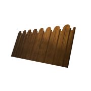 Профнастил С10B фигурный 0,45 Print Elite Golden Wood TwinColor