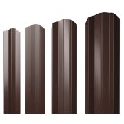 Штакетник М-образный B фигурный 0,45 Print Elite Antique Wood TwinColor