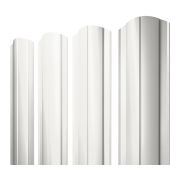 Штакетник Круглый фигурный 0,5 Satin RAL 9003 сигнальный белый