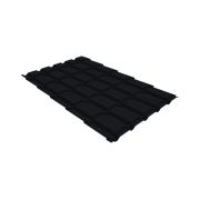 Металлочерепица квадро профи 0,45 Drap RAL 9005 черный