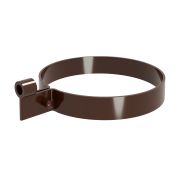 Хомут трубы Lite ПВХ Grand Line коричневый (RR 32)