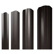 Штакетник М-образный B фигурный 0,45 Print Elite Coffee Wood TwinColor