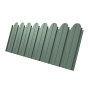 Профнастил С10B фигурный 0,45 PE RAL 6019 бело-зеленый