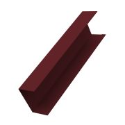 Крышка 65х40 жалюзи Milan,Tokyo 0,45 PE-Double с пленкой RAL 3005 красное вино