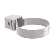 Хомут трубы Kliker ПВХ Grand Line Premium белый (инд.упак.) (RAL 9003)