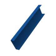 Декоративная накладка на столб жалюзи Milan,Tokyo 0,5 Satin с пленкой RAL 5005 сигнальный синий