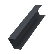 Крышка 65х40 жалюзи Milan,Tokyo 0,5 GreenCoat Pural BT, matt RR 23 темно-серый (RAL 7024 мокрый асфальт)