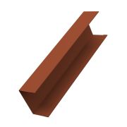 Крышка 65х40 жалюзи Milan,Tokyo 0,5 Satin Matt RAL 8004 терракота