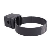 Хомут трубы Kliker ПВХ Grand Line Premium графит (инд.упак.) (RAL 7024)