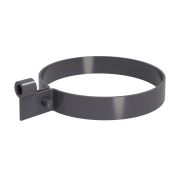 Хомут трубы Lite ПВХ Grand Line графит (RAL 7024)