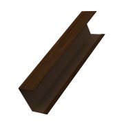 Крышка 65х60 жалюзи Milan, Tokyo 0,45 Print Elite Choco Wood TwinColor (для калиток и ворот)