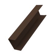 Крышка 65х60 жалюзи Milan, Tokyo 0,45 Drap RAL 8017 шоколад (для калиток и ворот)