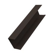Крышка 65х60 жалюзи Milan, Tokyo 0,5 GreenСoat Pural RR 32 темно-коричневый (RAL 8019 серо-коричневый) (для калиток и ворот)