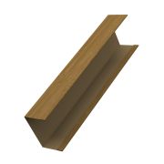 Крышка 65х60 жалюзи Milan, Tokyo 0,45 Print Elite Honey Wood TwinColor (для калиток и ворот)