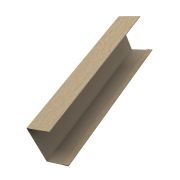 Крышка 65х60 жалюзи Milan, Tokyo 0,45 Print Elite Milky Wood TwinColor (для калиток и ворот)