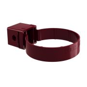 Хомут трубы Kliker ПВХ Grand Line Premium бордо (инд.упак.) (RAL 3005)