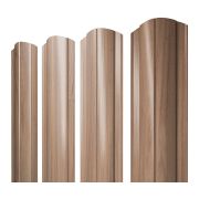 Штакетник Круглый фигурный 0,45 Print Elite Honey Wood TwinColor