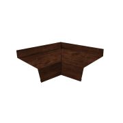 Угол отлива внутренний 200 0,45 Print Elite с пленкой Cherry Wood TwinColor