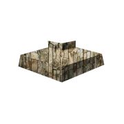 Угол отлива внешний 250 0,45 Print Elite с пленкой Fine Stone TwinColor