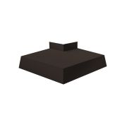 Угол отлива внешний 100 0,5 Satin с пленкой RR 32 темно-коричневый