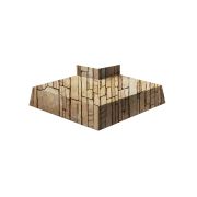 Угол отлива внешний 150 0,45 Print Elite с пленкой Sand Stone TwinColor