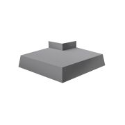 Угол отлива внешний 200 0,5 GreenCoat Pural BT, matt с пленкой RR 21 светло-серый (RAL 7040 серое окно)