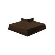 Угол отлива внешний 250 0,45 Print Elite с пленкой Coffee Wood TwinColor