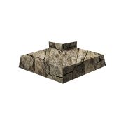 Угол отлива внешний 250 0,45 Print Elite с пленкой King Stone TwinColor
