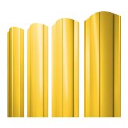 Штакетник Круглый фигурный 0,45 PE RAL 1018 цинково-желтый