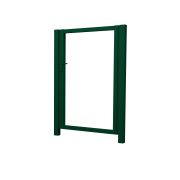 Калитка Жалюзи 2,0х1 RAL 6005 без заполнения