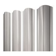 Штакетник Круглый фигурный 0,45 Print Elite Milky Wood TwinColor