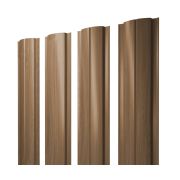 Штакетник Полукруглый Slim 0,45 Print Elite Honey Wood TwinColor