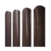 Штакетник Полукруглый Slim фигурный 0,45 Print-double Elite Antique Wood