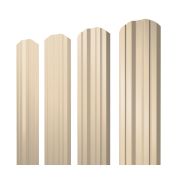 Штакетник Twin фигурный 0,5 Satin RAL 1015 светлая слоновая кость