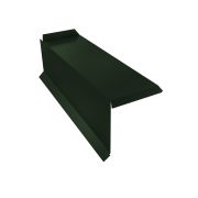 Планка торцевая сегментная 30мм Левая 0,5 GreenCoat Pural BT, matt RR 11 темно-зеленый (RAL 6020 хромовая зелень)