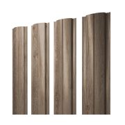 Штакетник Полукруглый Slim 0,45 Print Elite White Wood TwinColor