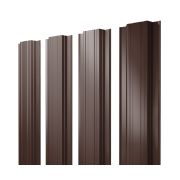 Штакетник Прямоугольный 0,4 PE-Double RAL 8017 шоколад