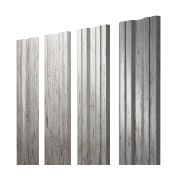 Штакетник Twin 0,45 Print Elite Snow Wood TwinColor