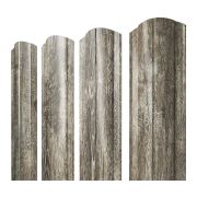 Штакетник Круглый фигурный 0,45 Print Elite Nordic Wood TwinColor