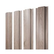Штакетник Прямоугольный 0,45 Print Elite White Wood TwinColor