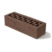 Кирпич обл Braer коричневый 1 риф 250х120х65 М150