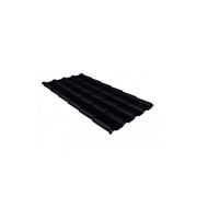 Металлочерепица камея 0,45 Drap ST RAL 9005 черный