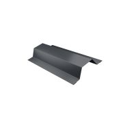 Планка опорная фальц PRO 0,45 PE RAL 7024 мокрый асфальт (0,38 м)