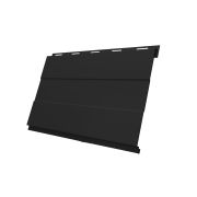 Вертикаль 0,2 prof 0,5 Satin с пленкой RAL 9005 черный