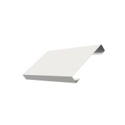 Ламель лицевая 125 жалюзи Texas 0,7 PE с пленкой RAL 9003 сигнальный белый