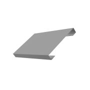 Ламель лицевая 150 жалюзи Texas 0,5 Satin с пленкой RAL 7004 сигнальный серый