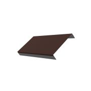 Ламель обратная 150 жалюзи Texas 0,5 Quarzit Lite с пленкой RAL 8017 шоколад